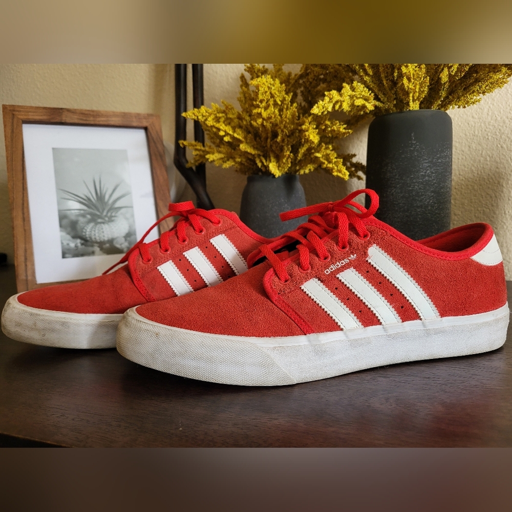 Adidas Seeley Skateboarding Shoe in Scarlett